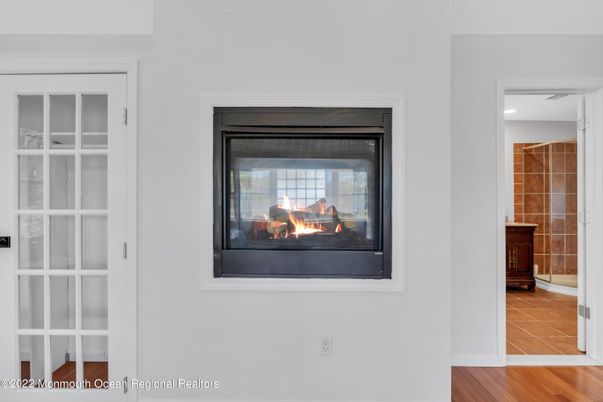 Fireplace, Interior, Wood Texture Flooring