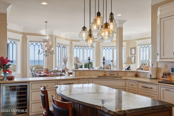 Chandelier, Interior, Kitchen, Pendant Lights, Recessed Lighting, Water