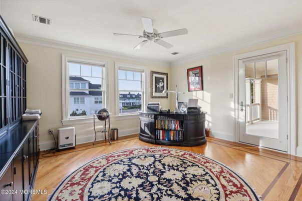 Home Office, Interior, Wood Texture Flooring