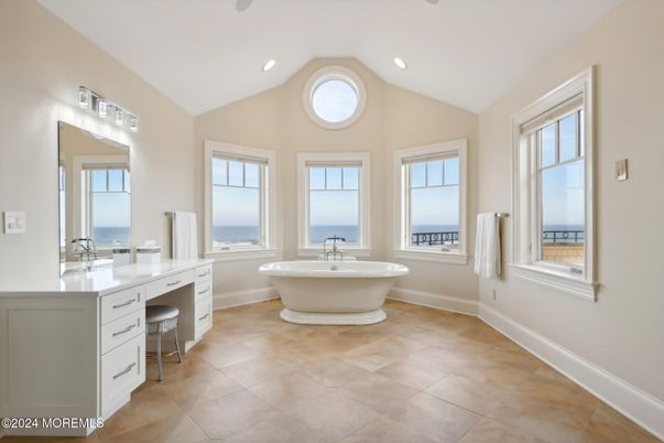 Bathroom, Dual Sink Vanities, Free Standing Baths, Interior, Recessed Lighting, Water