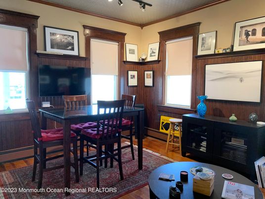 Dining room, Interior, Wood Texture Flooring