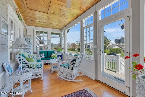 Interior, Living room, Sun Room, Wooden Ceilings, Wood Texture Flooring