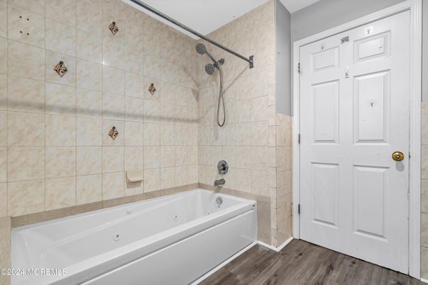 Bathroom, Interior, Wood Texture Flooring