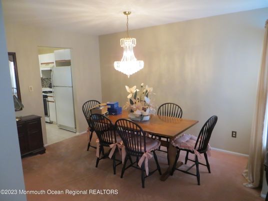 Chandelier, Dining room, Interior