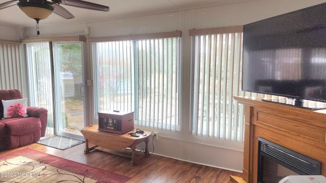 Fireplace, Interior, Wood Texture Flooring