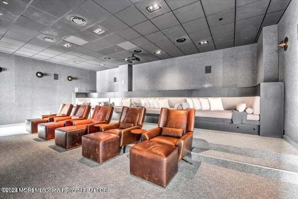 Home Theatre Room, Interior, Projection Screen, Recessed Lighting, Theatre Room