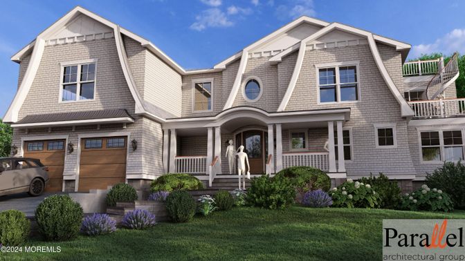 Exterior, Facade, Brick Traditional
