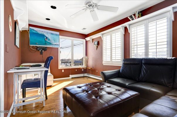 Home Office, Interior, Wood Texture Flooring