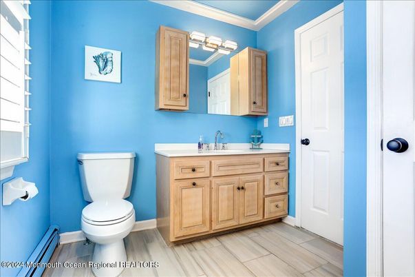 Bathroom, Interior, Wood Texture Flooring