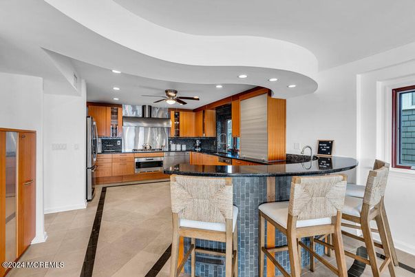 Interior, Kitchen, Recessed Lighting, Stainless Steel Appliances