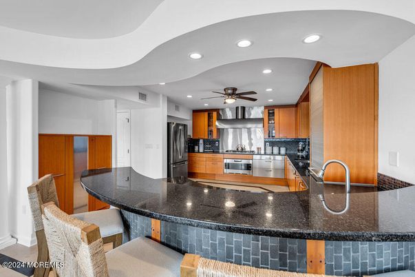 Interior, Kitchen, Recessed Lighting, Stainless Steel Appliances