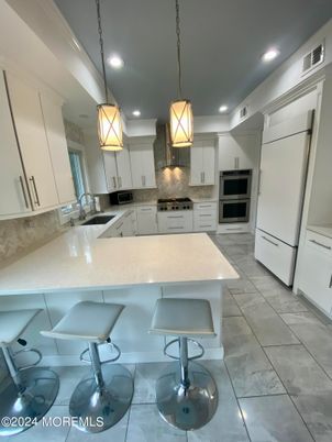 Interior, Kitchen, Pendant Lights, Recessed Lighting