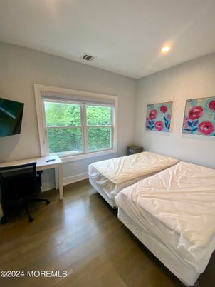 Bedroom, Home Office, Interior, Recessed Lighting, Wood Texture Flooring