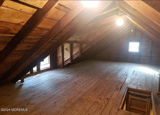 Empty room, Interior, Wooden Beams, Wooden Ceilings, Wood Texture Flooring