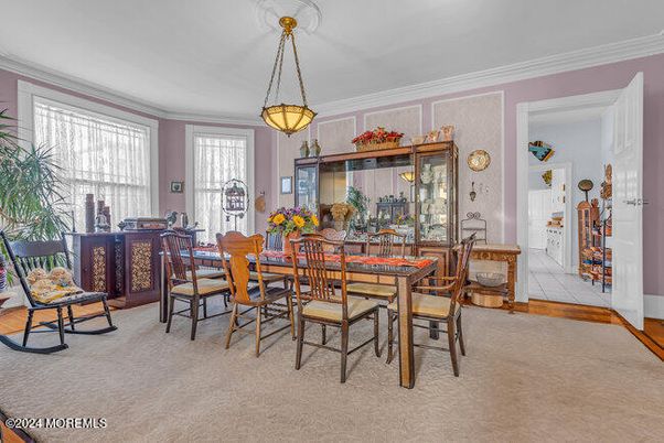 Dining room, Interior, Pendant Lights