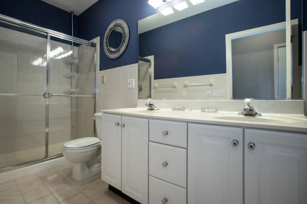 Bathroom, Dual Sink Vanities, Glass Shower, Interior