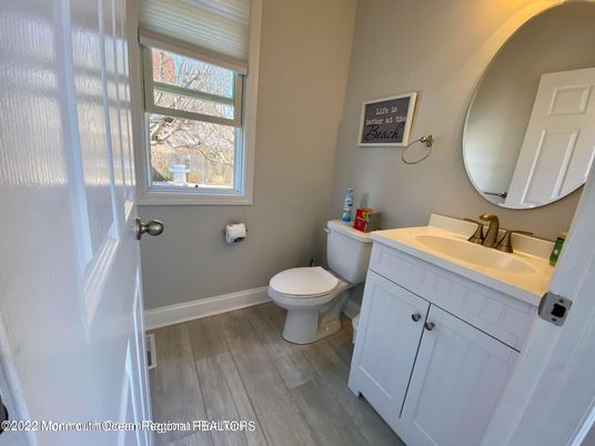Bathroom, Interior, Wood Texture Flooring