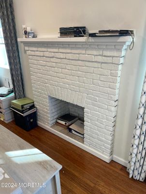 Fireplace, Interior, Stone Walls, Wood Texture Flooring