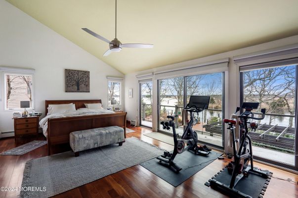 Bedroom, Fitness Equipment, Interior, Wood Texture Flooring