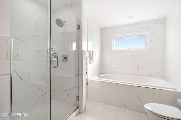 Bathroom, Glass Shower, Interior, Marble Walls