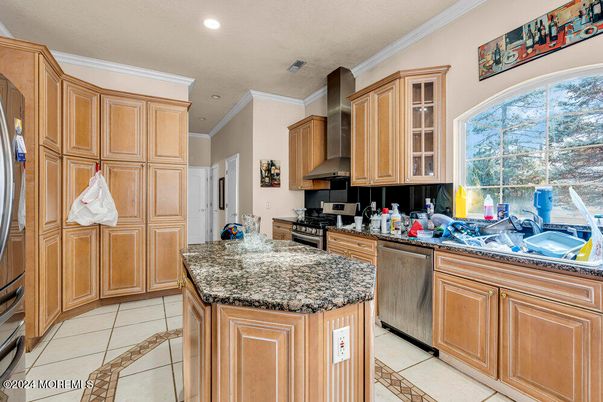 Interior, Kitchen, Recessed Lighting, Stainless Steel Appliances