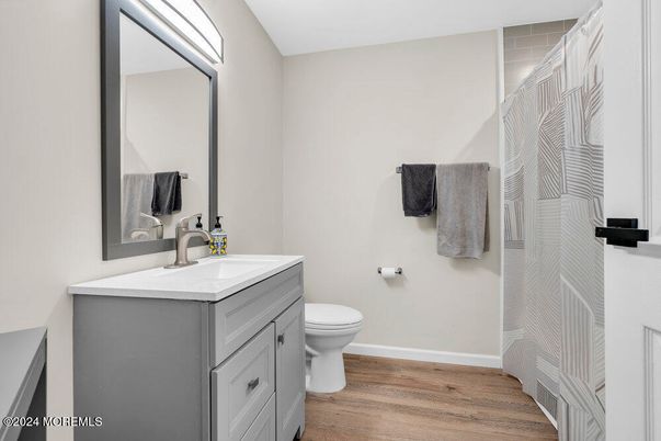 Bathroom, Interior, Wood Texture Flooring