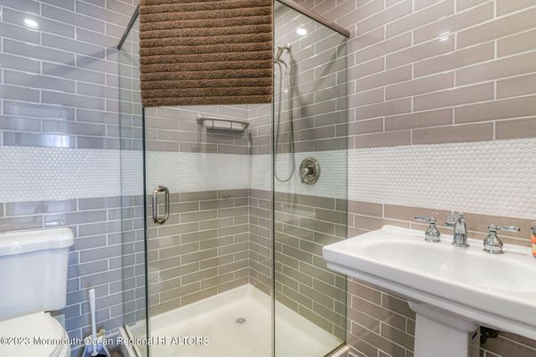 Bathroom, Glass Shower, Interior