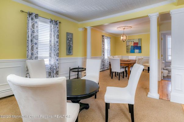Chandelier, Dining room, Interior
