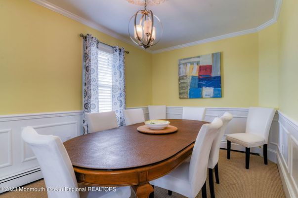 Chandelier, Dining room, Interior
