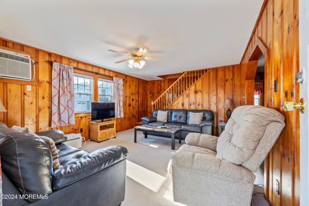 Interior, Living room, Wooden Walls
