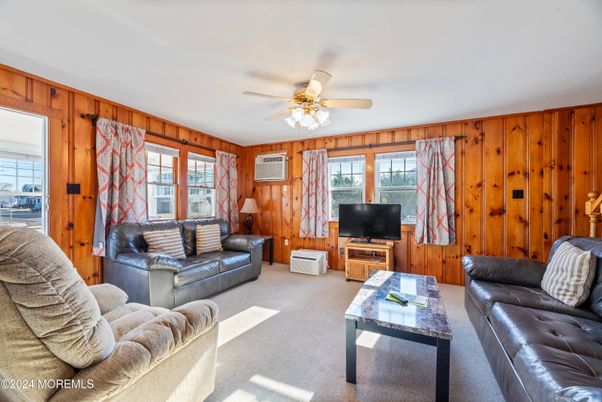 Interior, Living room, Wooden Walls