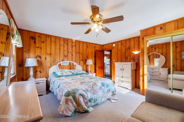 Bedroom, Interior, Wooden Walls