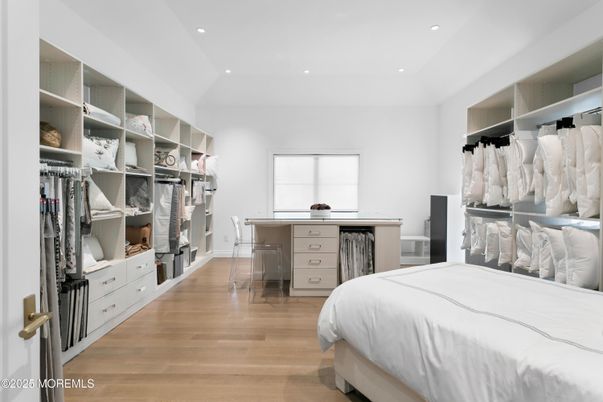 Bedroom, Home Office, Interior, Recessed Lighting, Wood Texture Flooring