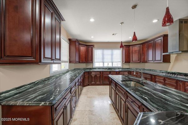 Interior, Kitchen, Pendant Lights, Recessed Lighting