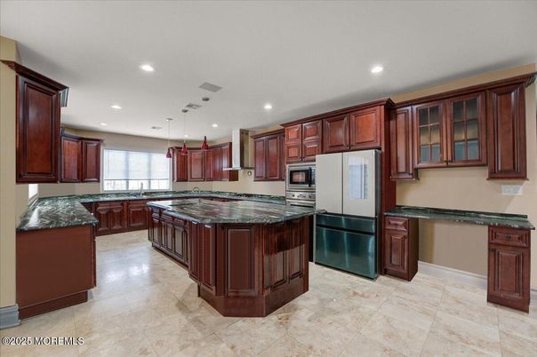 Interior, Kitchen, Pendant Lights, Recessed Lighting