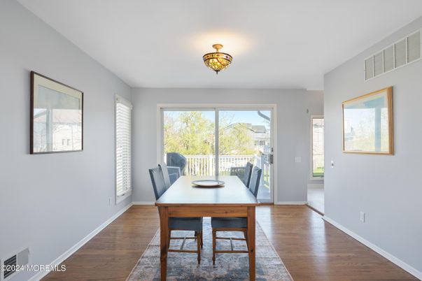 Dining room, Interior, Wood Texture Flooring