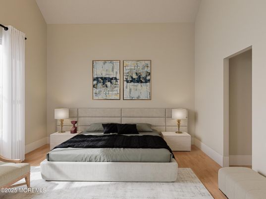 Bedroom, Interior, Wood Texture Flooring
