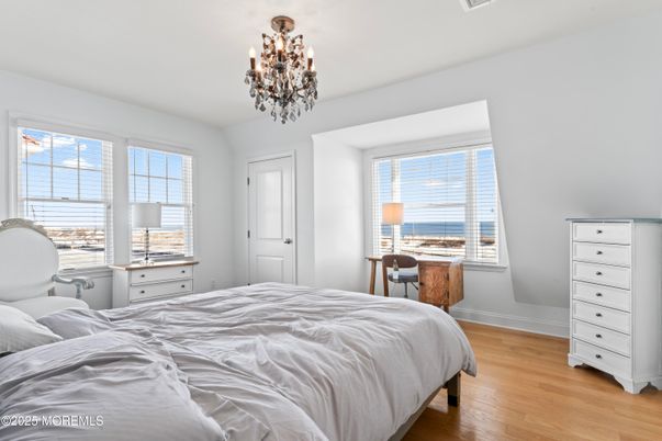 Bedroom, Chandelier, Interior, Wood Texture Flooring