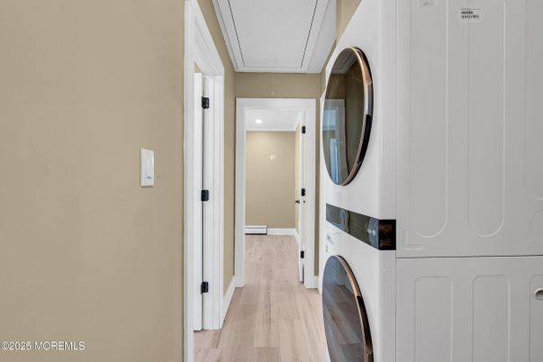 Interior, Recessed Lighting, Utility Closets, Washer, Wood Texture Flooring