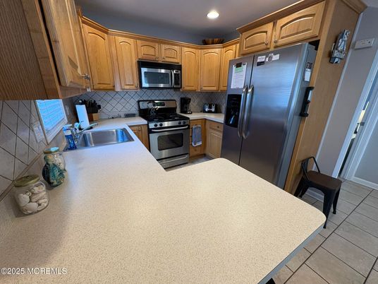 Interior, Kitchen, Recessed Lighting, Stainless Steel Appliances
