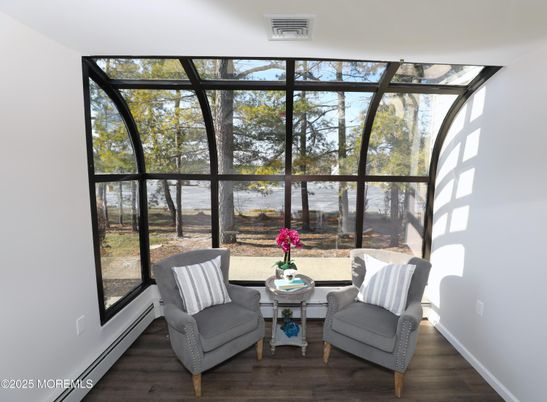 Interior, Sun Room, Wood Texture Flooring