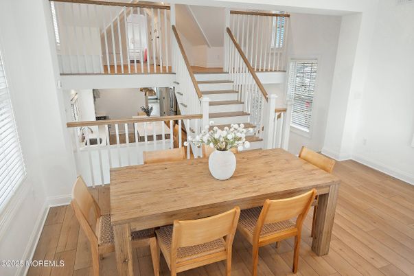 Dining room, Interior, Wood Texture Flooring