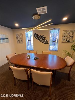 Dining room, Interior, Pendant Lights, Recessed Lighting