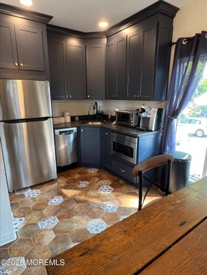 Interior, Kitchen, Recessed Lighting, Stainless Steel Appliances