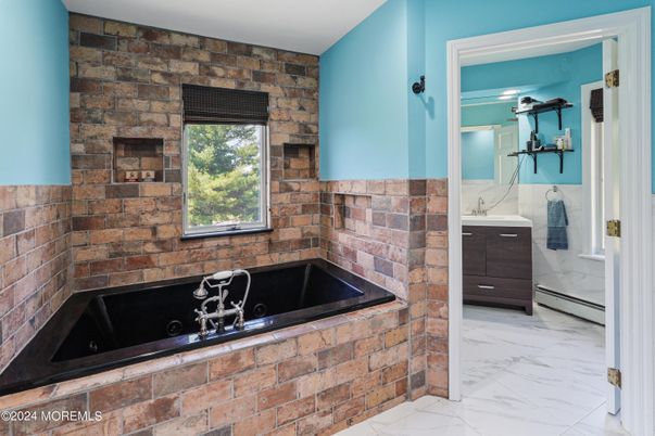 Bathroom, Interior, Marble, Stone Walls