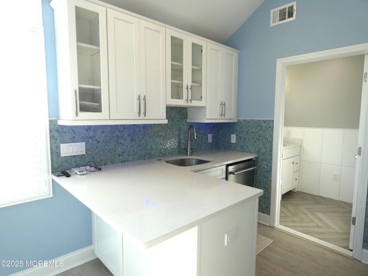Interior, Kitchen, Wood Texture Flooring