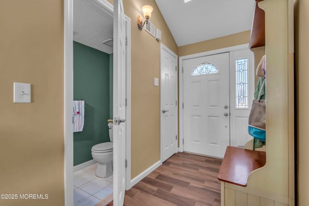Bathroom, Interior, Wood Texture Flooring