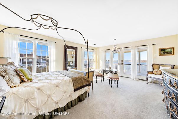 Bedroom, Chandelier, Dining room, Interior, Water
