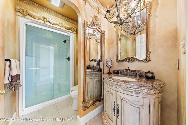 Bathroom, Glass Shower, Interior
