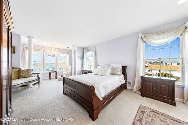 Bedroom, Chandelier, Interior